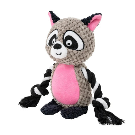 Cute Animal Rope Dog Toy Cute Plush Puppy Chew Pet Squeak Knot Toy Cartoon Rabbit Monkey