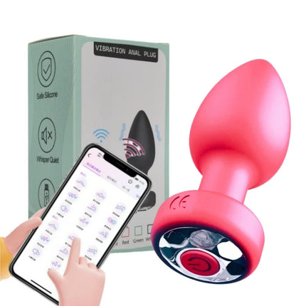 Vibrating Anal Vibrator for Man 10 Vibration Wireless Control Butt Plug Sex Toys for Couple Prostate Massager Adult Gay Products