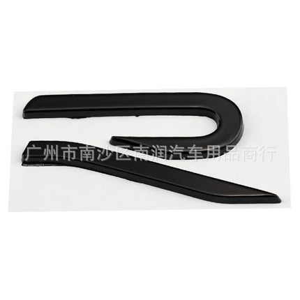 New R Emblem Car Metal Body Tail Trunk Sticker Car Grill Badge Emblem For Volkswagen VW GTI Rline Polo Golf MK8 Touareg Passat