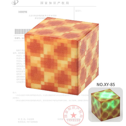 Light-Up Magnetic Blocks 2cm - Set of 10 Pieces