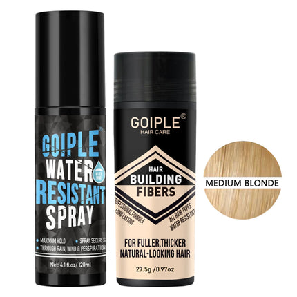 Maximum Hold Hair Fiber Waterproof Spray Hair Building Fibers Perfect for All-Day Wear Fiberhold Spray for Fine or Thinning Hair