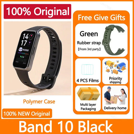 2025 New Original Huawei Band 10 Smartwatch,Compatible with IOS & Android,Sleep Tracking,Health monitor,14 days battery life,