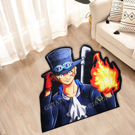 Anime One Pieces Manga Soft Anti-slip Area Rugs Home Bedroom Cartoon Deco Kitchen Bathroom Non-slip Mat Doormat Birthday Gift