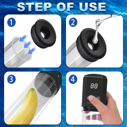Fully Automatic Penis Exercise Airplane Cup Male Sucking Vibration Masturbation Exercise Device Adult Supplies Training Device