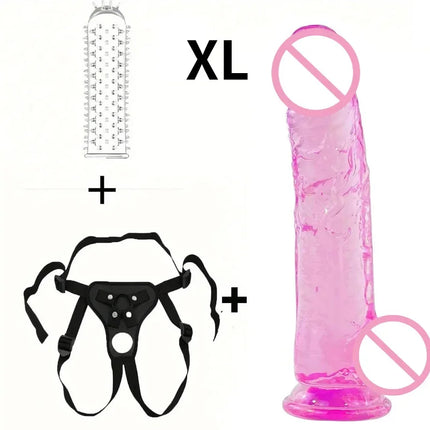 G Spot Stimulator Wearable Strap-on Penis for Lesbian Adult Standard Size Panties Strap-on Dildo Pants Strap Sex Toys for Women