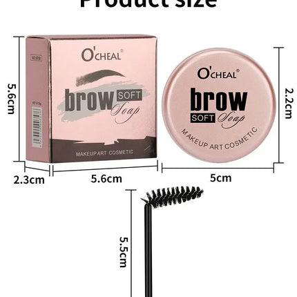 3D Eyebrow Styling Cream Waterproof Quick-drying Make up Eyebrow Sculpt Soap Natural Wild Brows Pomade Setting Gel Wax Wholesale