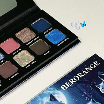 12 Colors Metallic Eyeshadow Palette Pearl Matte Sparkling Shimmer Blue Eye Shadow Highlighter Brighten Glitter Fashion Makeup