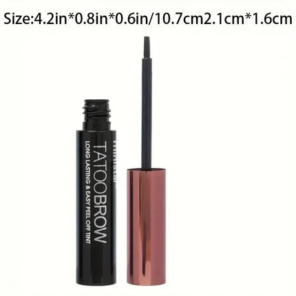 1PC Semi-Permanent Waterproof Transfer-Proof Eyebrow Gel Tint for Fuller Defined Brows Peel off Makeup