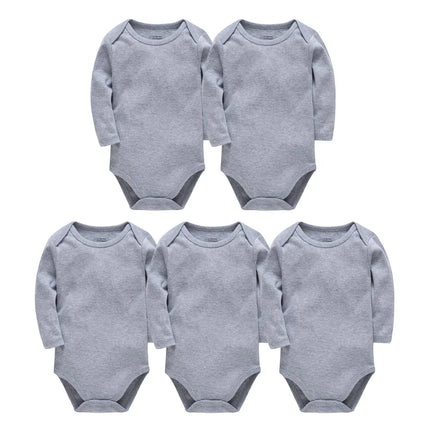 Kavkas Baby Boy Girl Clothes 0-24 Months 3/5 pcs a lot 100% Cotton Newborn Body bebe Bodysuit Long Sleeve Four Season Jumpsuit