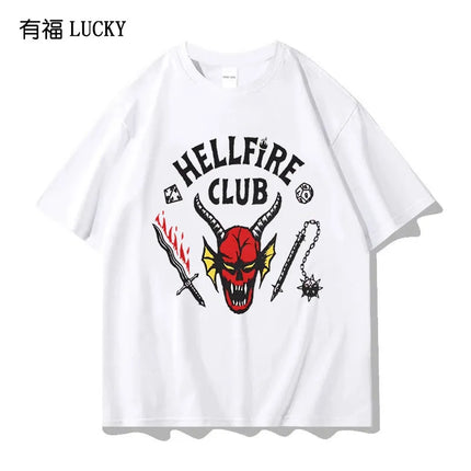 Strange Tales Short-sleeved T-shirt, Hellfire Club Collaboration Short-sleeved Shirt, Same Style Cosplay Clothing
