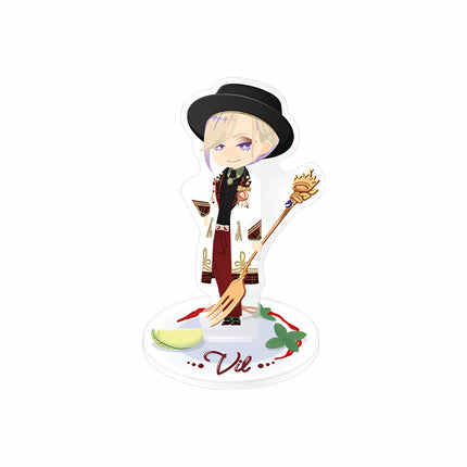 Anime Twisted Wonderland Acrylic Stand Keychain 2026 New La Bonbonniere Chibi Dessert Style Silver Lilia Cater Figures Decor