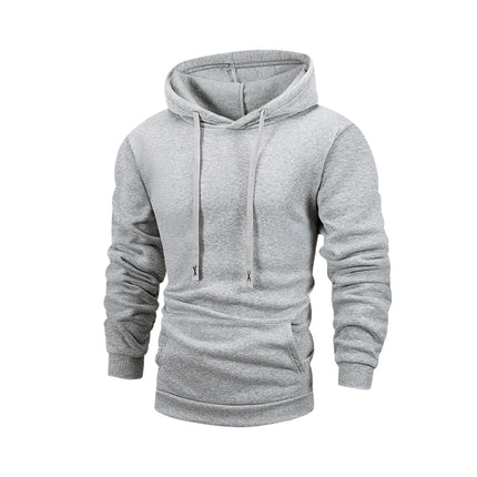 Men's Fleece Pullover Hoodies Unisex Autumn Winter Hooded Sweatshirt Outerwear Fashion Casual Hoodie for Men Male Clothing Coat