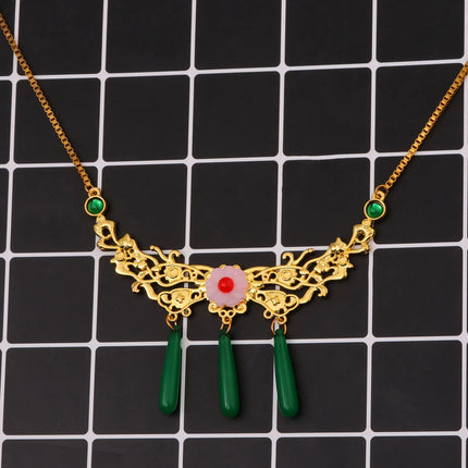 The Apothecary Diaries Cute MaoMao Hair Clip Gold Rose Hair Accessory Earrings Necklace Set Love Hairpin Anime Cosplay Props Gif