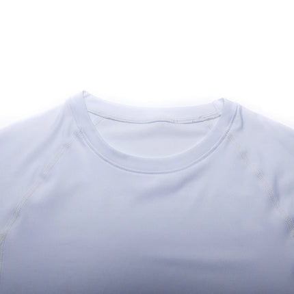 Compression T Shirt Men Summer Sportswear Running T-shirt Elastic Quick Dry Sport Tops Tee Athletic Gym Workout Shirts Men