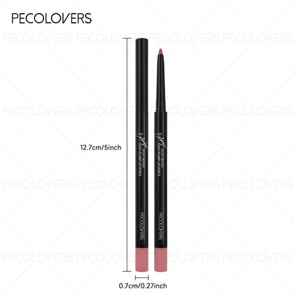 1PC Long-Lasting Matte Lip Liner Pencil - Wax Formula, Easy-Apply Lip Pencil for Precise Liner & Full Lips, Durable Makeup