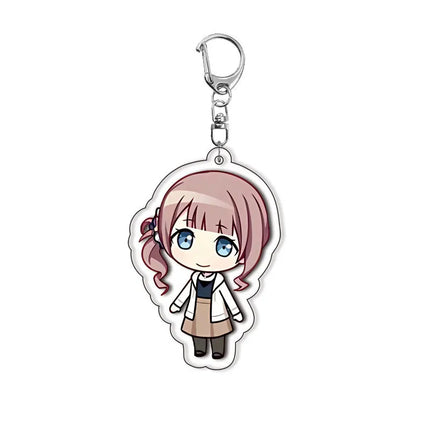 PJSK Kawaii Cute Anime Characters Acrylic Keychain Ornaments Girls Cartoon Backpack Charm Keyring Jewelry Accessories Gifts Toys