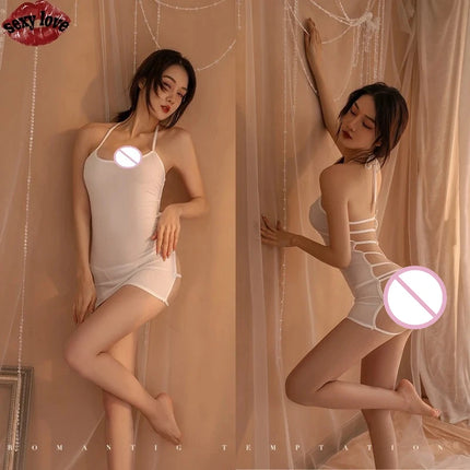 Sexy Love Hot Selling Women Sexy Hollow Sleepwear Passion with Uniform Temptation Hot Girl Set Sexy Underwear Pornographic Set
