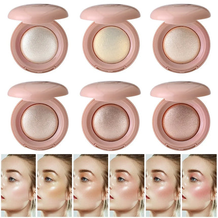 Highgloss Makeup Highlighter Smooth Mashed Potato Texture Highlight Pearlescent Contour Long-lasting Waterproof Body Highlight