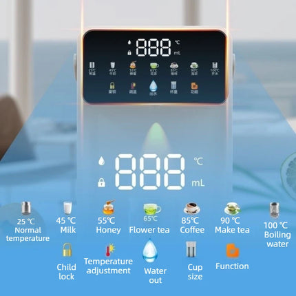 110V/220V Instant-Boil Water Dispenser with Precise Temperature Control Home-Use Direct-Drinking Machine with LED Colour Display