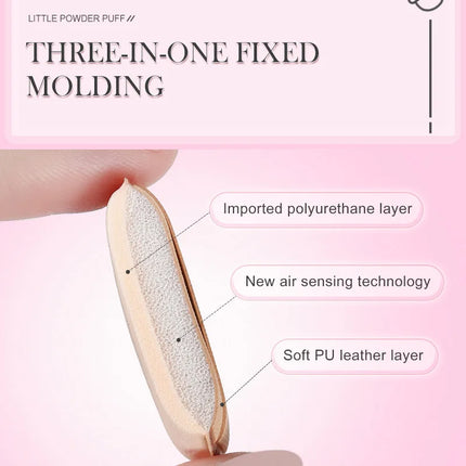 50/100PCS Mini Finger Puff Makeup Sponge Puffs Concealer Foundation Air Cushion Cosmetic Tool Dry Wet For Women Beauty Wholesale
