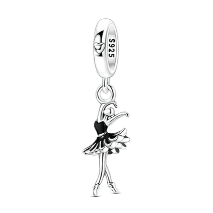925 Sterling Silver Charms Mother Girl Boy Family Life Pendant Beads Fit Original Bracelet Necklace Diy Charm Women's Party Gift