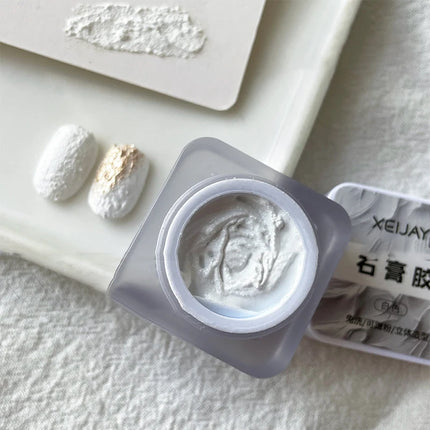1Jar 3D Sand Texture Nail Drawing Carving Gel - Plaster Effect Relief No Wipe Gel Polish For UV LED Nail Lacquer Decor