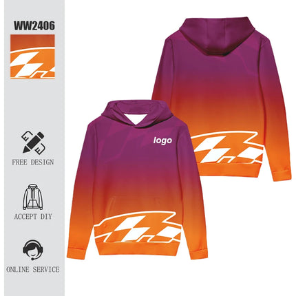 Custom Personal Design Men's Casual Breathable Hoodies Print Coats Fashion Women's Color Print Hoodie Outdoor Sweatshirt VL1476
