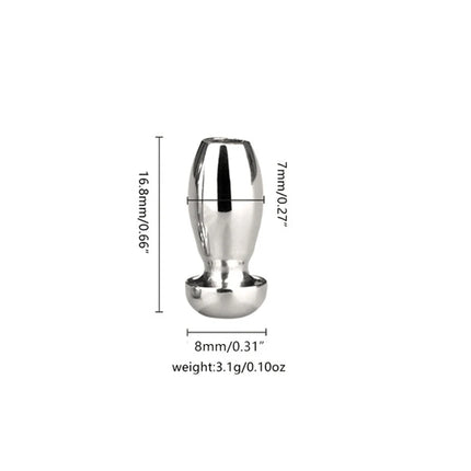 Spindle Smooth Stainless Steel Penis Penis Plug Dilator Cum Thru Cather Urethral Plug Dilator Sounds Cathe Hollow Tube