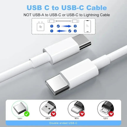 Type C To Type C Cable 100W PD Fast Charging For iPhone 15 17 Pro Max Huawei Mate 60 Xiaomi Samsung USB C to USB C Charger Cable