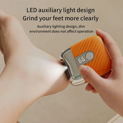 New Model of Fully Automatic Dead Skin and Callus Remover, Pressure-Sensing Pedicure Tool, Portable Smart Electric Foot Grinder