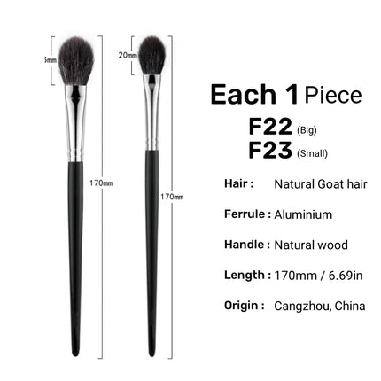 New Highlighter Makeup Brush Natural Goat Hair Beauty Cosmetics Tools