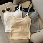 M / White + apricot (fixed pad adjustable shoulder strap)