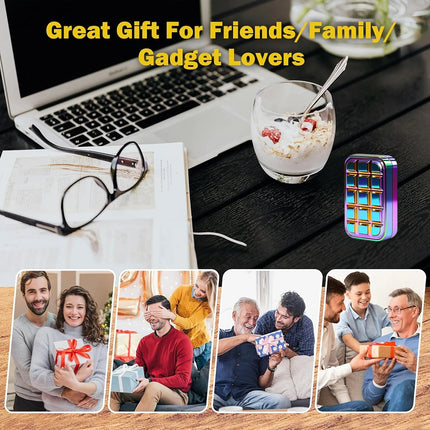 Fidget Slider Chocolate Shaped Magnetic Metal Fidget Toys EDC Adult Fidget Toys ADHD Anxiety Relief Toy Restless Toys