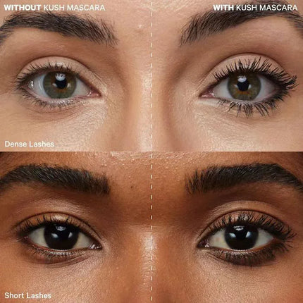 3ml Unique Crisscross Bristles KUSH Liquid Mascara Quick Dry Lasting Waterproof Eyelash Mask Curling Thick Eyelashes Milk Makeup