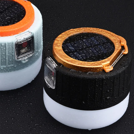 280 Watts Solar LED Camping Light USB Rechargeable Bulb For Outdoor Tent Lamp Portable Lanterns Emergency Lights For BBQ Hiking
