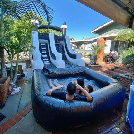 Commercial backyard inflatable water slide for kids bounce house inflatable water climbing slide kids playground