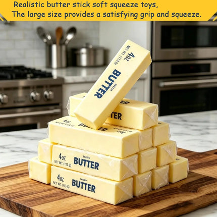 1/8/16PCS 13.5cm Butter Sticks Squishy Toys Push Stress Relief Slow Rebound Sensory Toy Bulk  for Adults Kids Autism Gifts