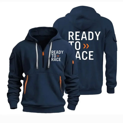 Autumn Men Women Sweatshirt Ready To Race Enduro Cross Motocross Bitumen Bike Tracksuit Pullover Hoodie Loose Streetwear Tops