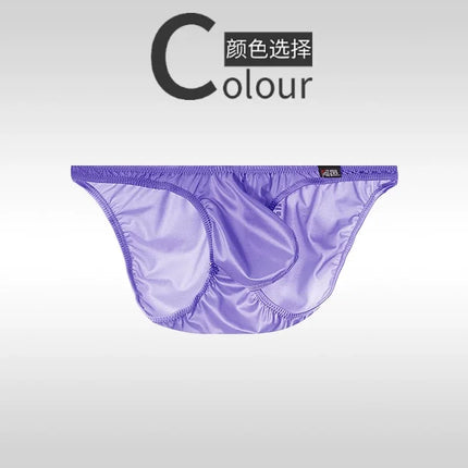 Clearance Sale Underwear men's briefs personalized Shining underwear man black Red Blue party Underwear