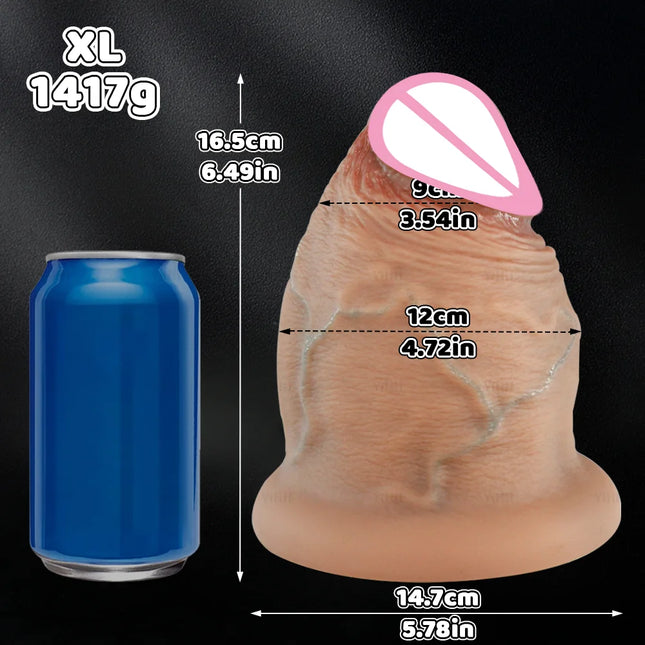 5 sizes Silicone Dildos Butt Plug Thick Anal Plug Realistic Huge Thick Dildo With Suction Cup Adults Toys Sex Toys For Women Man