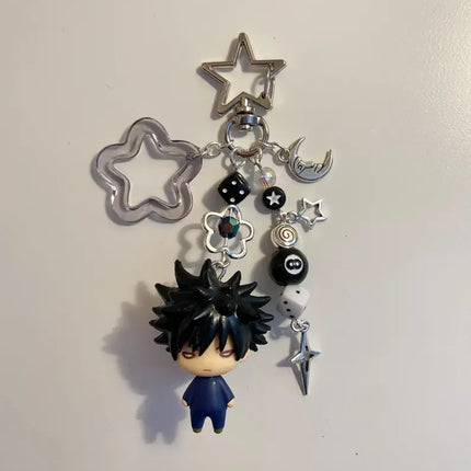 Handmade JJK Figurine Keychains y2k Bag charm Unique Anime Accessory