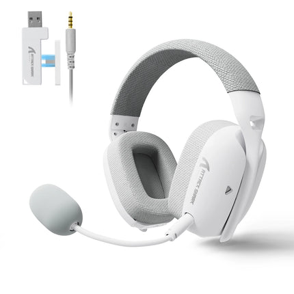 ATTACK SHARK L80PRO Wireless Gaming Headset 2.4G Bluetooth Wired 203g Ultra-Light Dual Mic 40mm Driver Low Latency Headphone