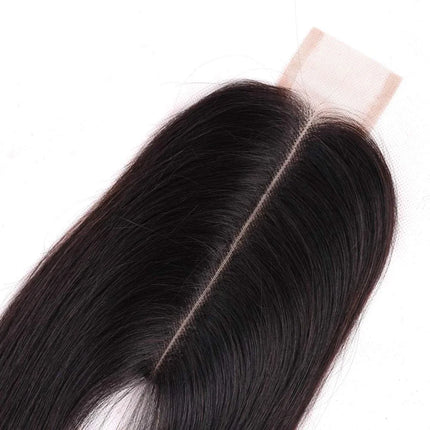 Upermall Kim K 2x6 Hd Transparent Lace Closure Straight Body Wave Deep Middle Part Brazilian Remy Human Hair For Black Women