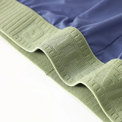Men's Boxer Shorts Plus Size Ice Silk Underwear Comfortable Loose Breathable Men's Underwear Shorts Youth