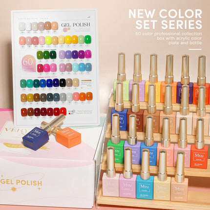 Mxsi Nails Polish 60 Colors Semi Permanent Nail Polish 15ml UV Lamp Nail Polish Hybrid Nail Art Salon Varnish Not Set