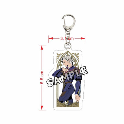Baldur's Gate 3 Keychain Astarion Shadowheart Karlach Gale Acrylic Charm BG3 Game Figure Pendant Backpack Accessories Gift 6cm