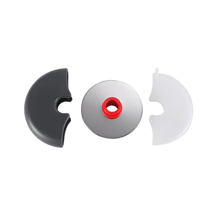 Stainless Steel Round Wheel Cutting Knife for Pizza with Lid Roller Dough Slicer Cutter Pastry Kitchen Baking Accessories Tools