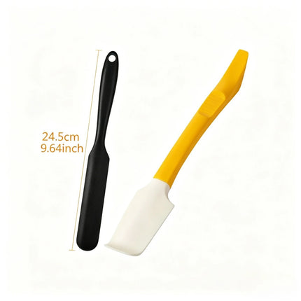 Silicone Jam Spatula with Can Opener End Multi Purpose Spreaders for Jar Peanut Butter Jelly Chocolate Spreader Mixing Scraper