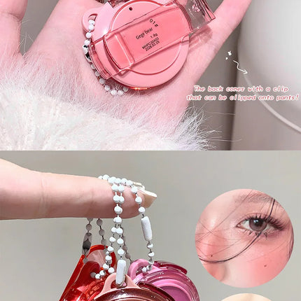 Gege Bear Natural Cream Blush Cheek Color Stick Dual Use Lip And Cheek Gift For Beauty And Health Makeup Fans