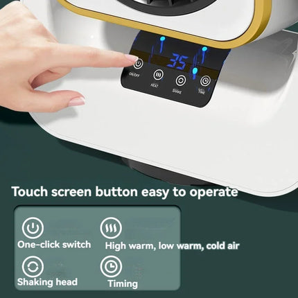 Mini Electric Heater for Home Bedroom Small Portable Warmth Supplement with Tip-Over And Overheat Protection
